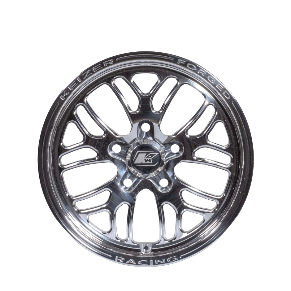 Keizer Buert SFI 15.2 CNC Forged Aluminum Front Drag Racing Wheel – 15x3.5 / 17x4.5, 5x4.5 or 5x4.75 BC
