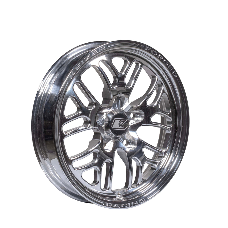 Keizer Buert SFI 15.2 CNC Forged Aluminum Front Drag Racing Wheel – 15x3.5 / 17x4.5, 5x4.5 or 5x4.75 BC