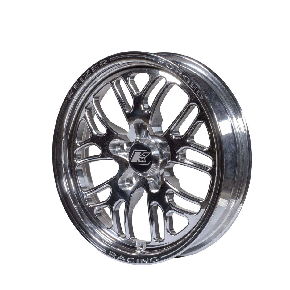 Keizer Buert SFI 15.2 CNC Forged Aluminum Front Drag Racing Wheel – 15x3.5 / 17x4.5, 5x4.5 or 5x4.75 BC