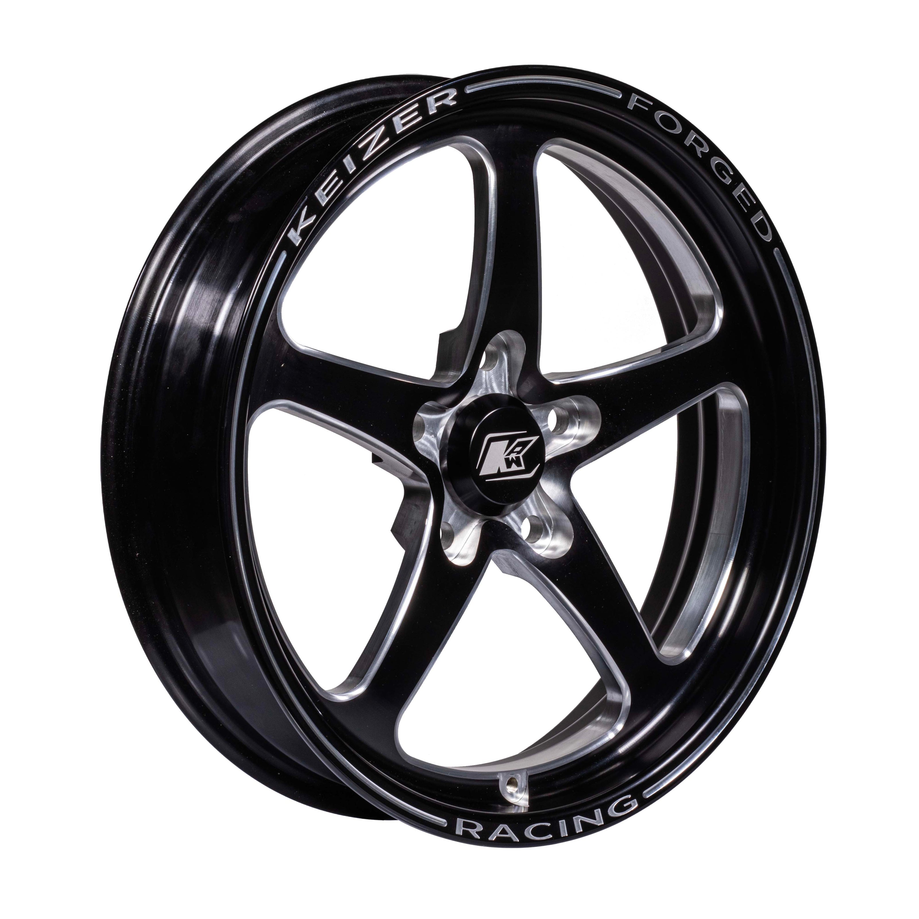 Keizer Full House SFI 15.2 CNC Forged Aluminum Front Drag Racing Wheel – 15x3.5 / 17x4.5, 5x4.5 or 5x4.75 BC