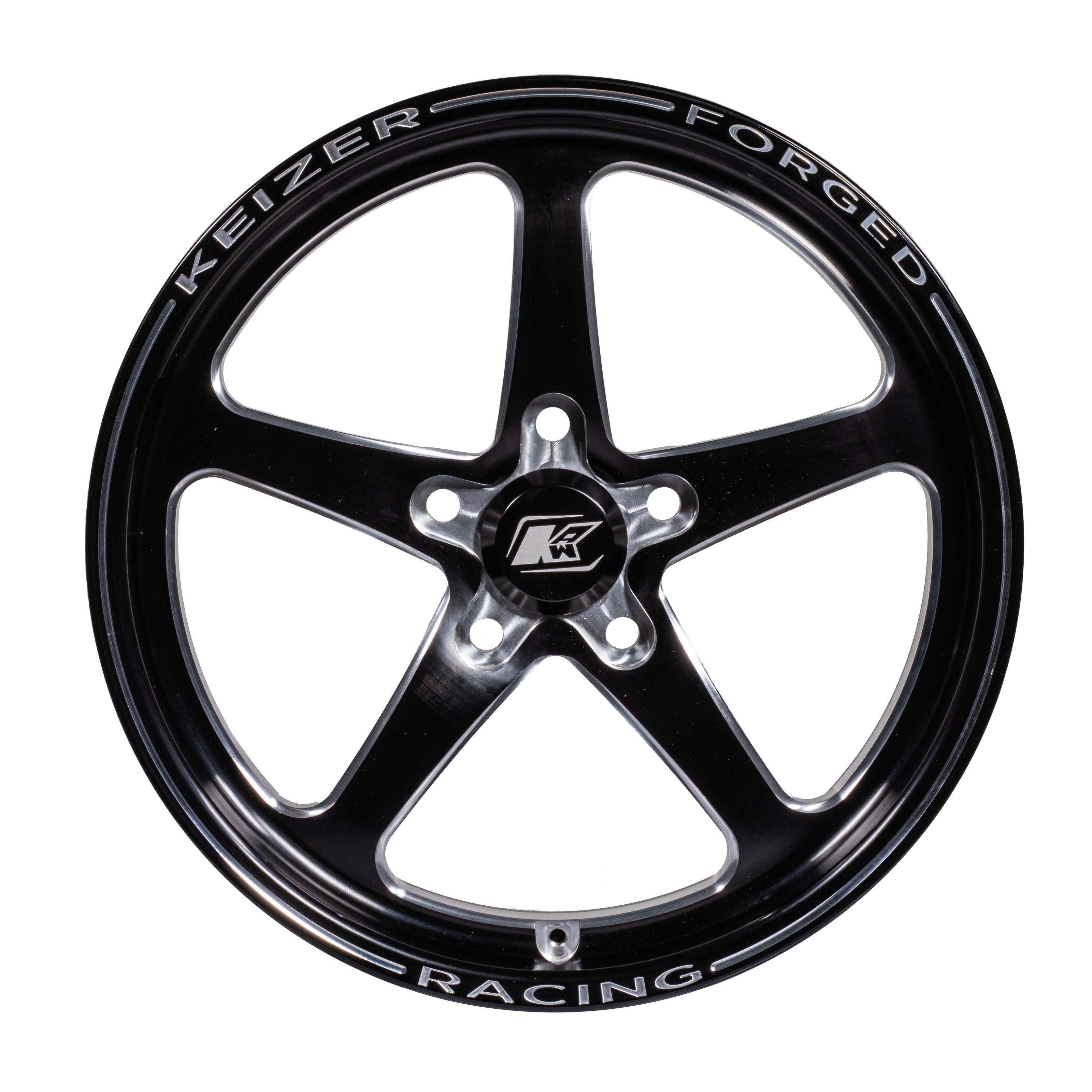 Keizer Full House SFI 15.2 CNC Forged Aluminum Front Drag Racing Wheel – 15x3.5 / 17x4.5, 5x4.5 or 5x4.75 BC