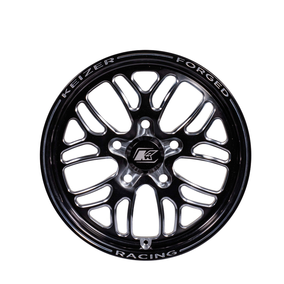 Keizer Buert SFI 15.2 CNC Forged Aluminum Front Drag Racing Wheel – 15x3.5 / 17x4.5, 5x4.5 or 5x4.75 BC