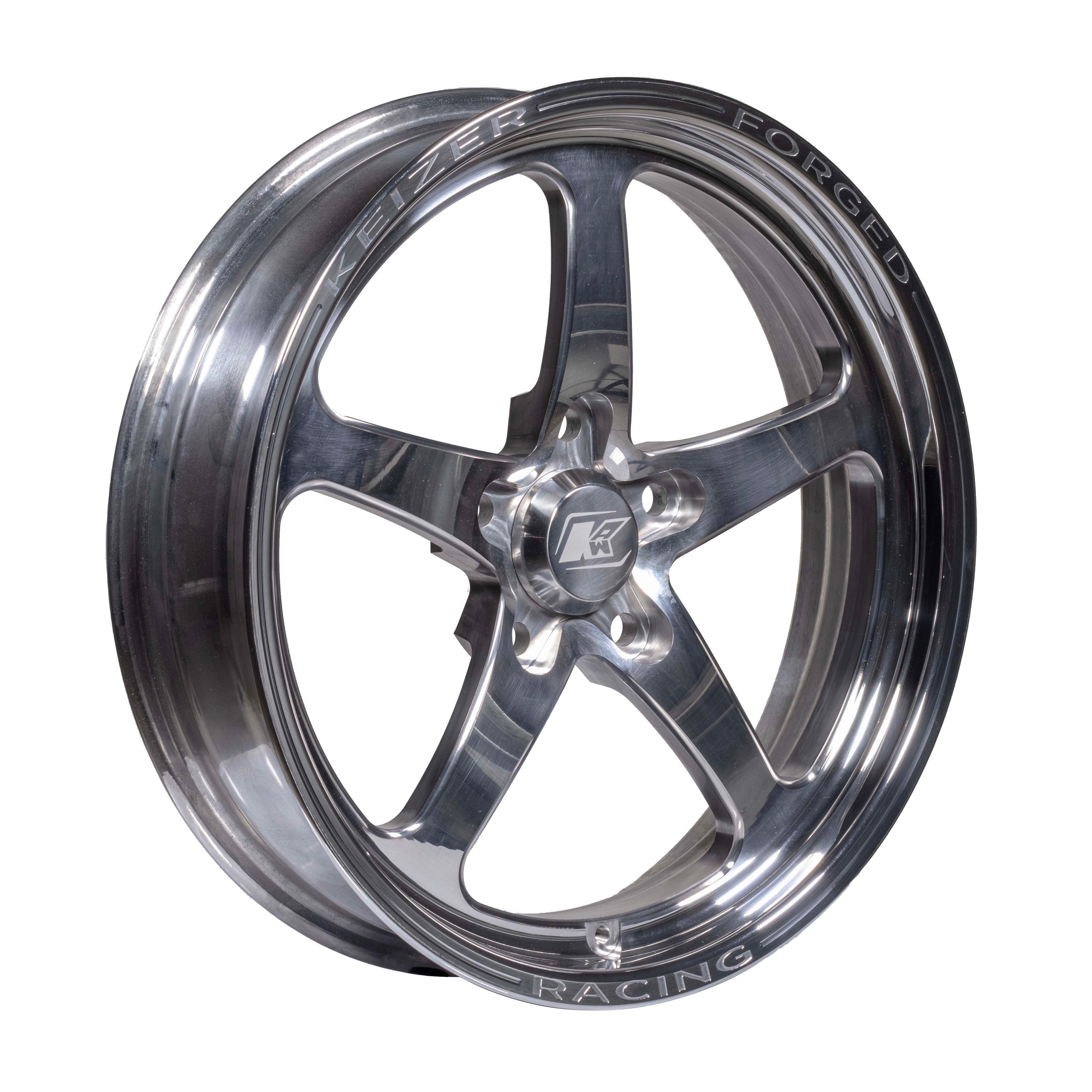 Keizer Full House SFI 15.2 CNC Forged Aluminum Front Drag Racing Wheel – 15x3.5 / 17x4.5, 5x4.5 or 5x4.75 BC