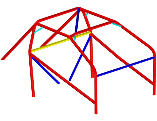 Rock Solid Motorsports 94-04 Mustang 8.50 Cert Cage Kit