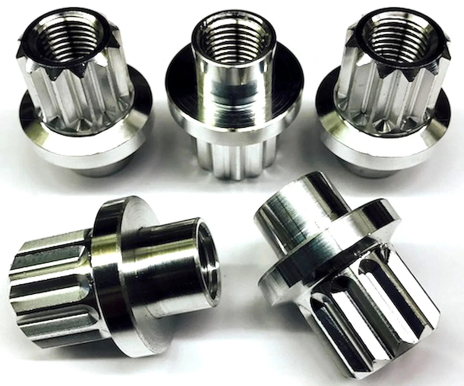 Keizer Racing Billet 12-Point Lug Nut – Multiple Thread Sizes, Black or Natural Finish